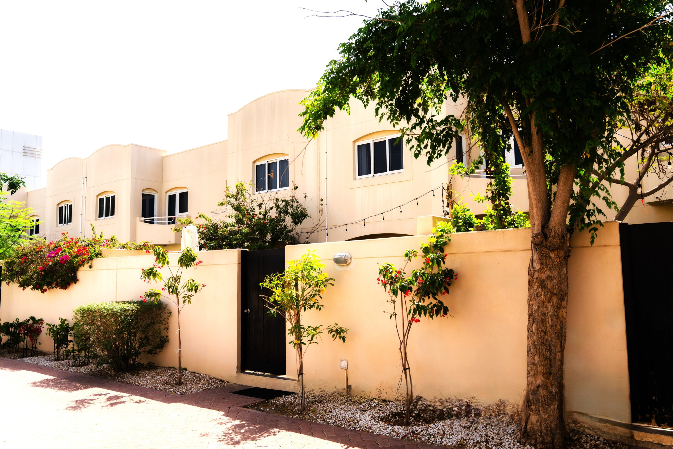 03 Villas Back Entrance Going to the Pool