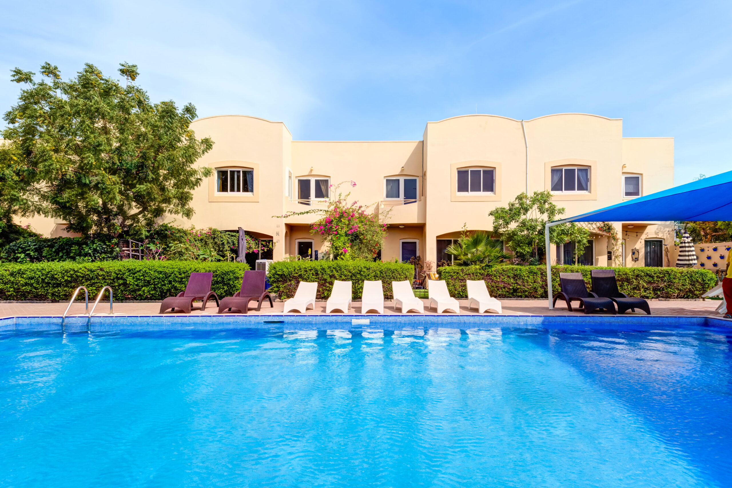 04 Swimming & Back Side of the villas